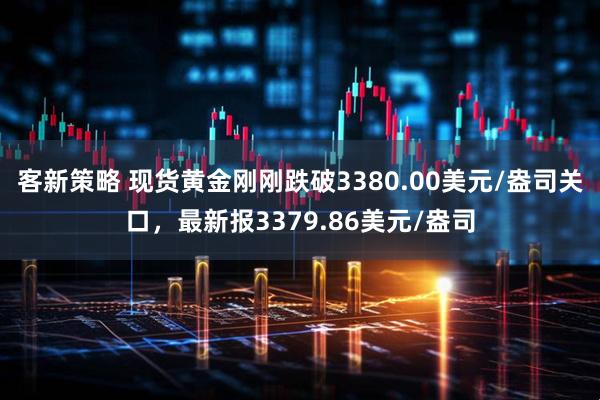 客新策略 现货黄金刚刚跌破3380.00美元/盎司关口，最新报3379.86美元/盎司