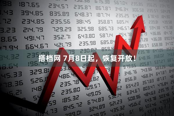 搭档网 7月8日起，恢复开放！